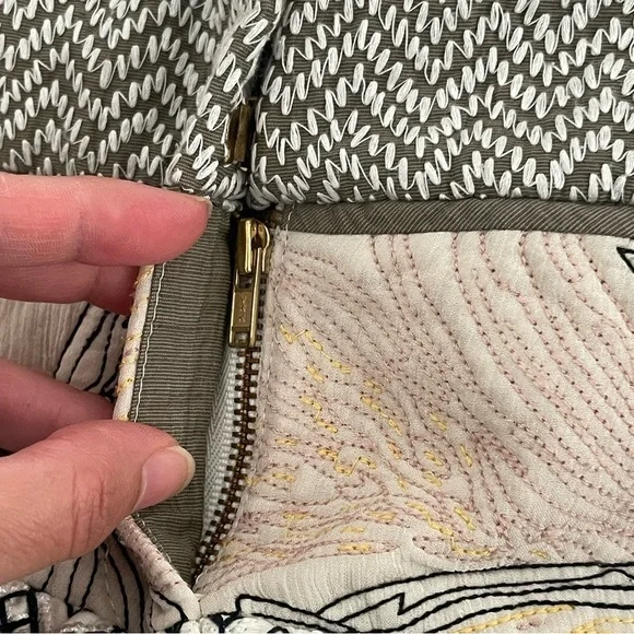 Tory Burch Ninian Embroidered Shorts Size 10 - Picture 6 of 12